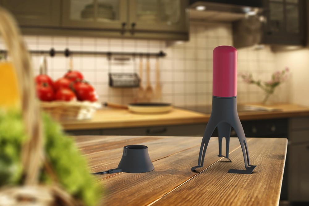 Stirr Plus - Automatic Pan Stirrer with Timer - Includes USB Charging Cradle ...
