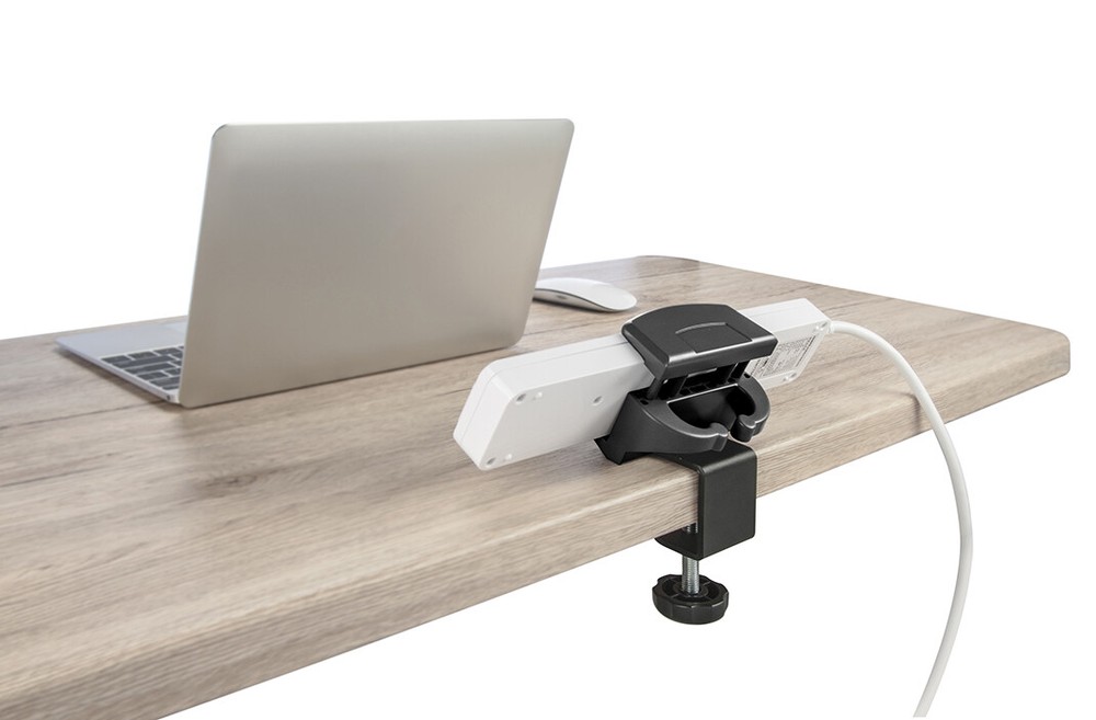 Mobotron Clamp-On Power Strip Desk Holder