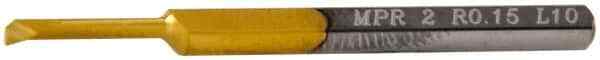 Carmex Solid Carbide Profile Boring Bar: 0.08" Min Bore Dia 0.39" Max Bore Depth