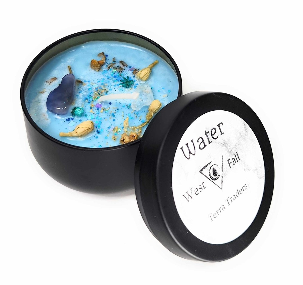 Water Elemental Wiccan Candle