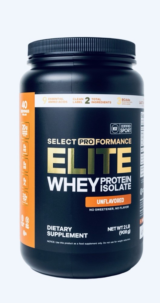 Select Proformance Elite Whey Protein Isolate 4 lbs
