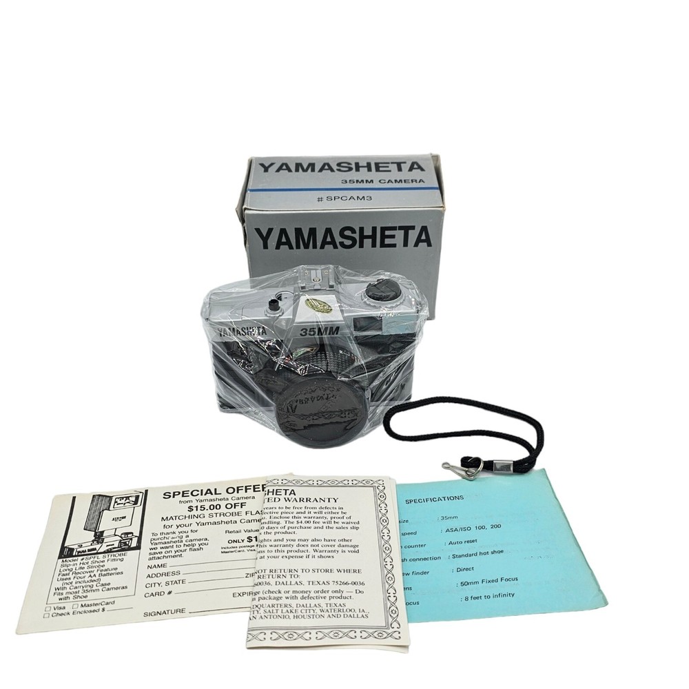 Vtg Yamasheta 35mm Camera w/ Zipper Case