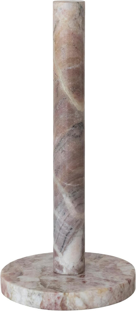 Marble Paper Towel Holder, Pink