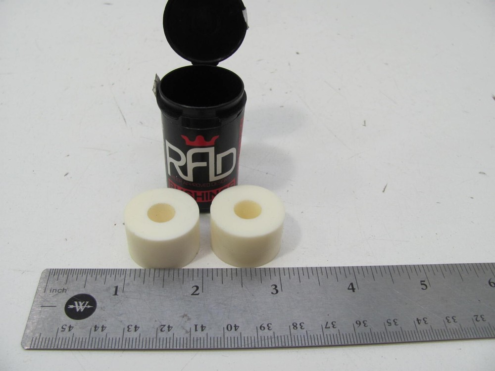 RAD LONGBOARD BARREL BUSHINGS 86A WHITE NO WASHERS