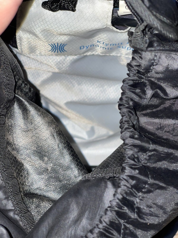 KLYMIT STASH 18 Daypack Backpack Black Blue Air Frame