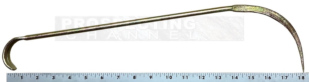 18" HOOK AND SPOON GOLD PROSPECTING MINING CREVICE TOOL **new item**