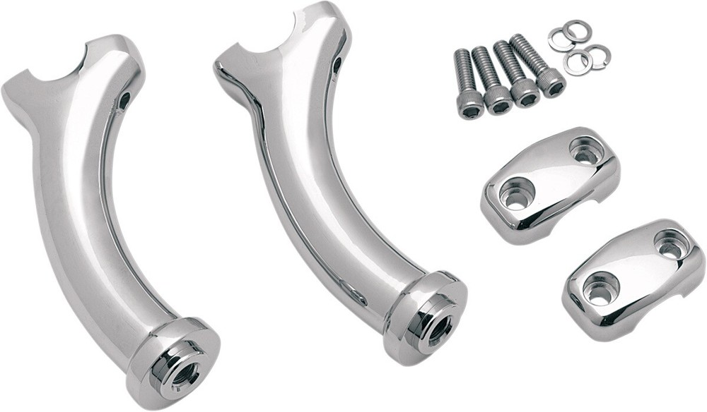DRAG SPECIALTIES 56033-00 Risers - Pullback - 5-1/2" x 2"