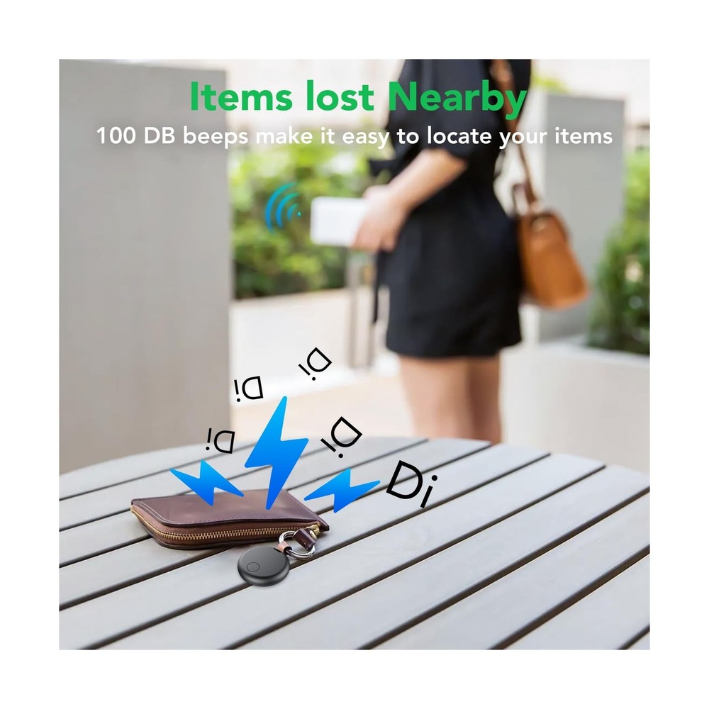 aowoka Air Tracker Tags-4 Pack: Smart Bluetooth Tracker, Item Finde... Fast Ship