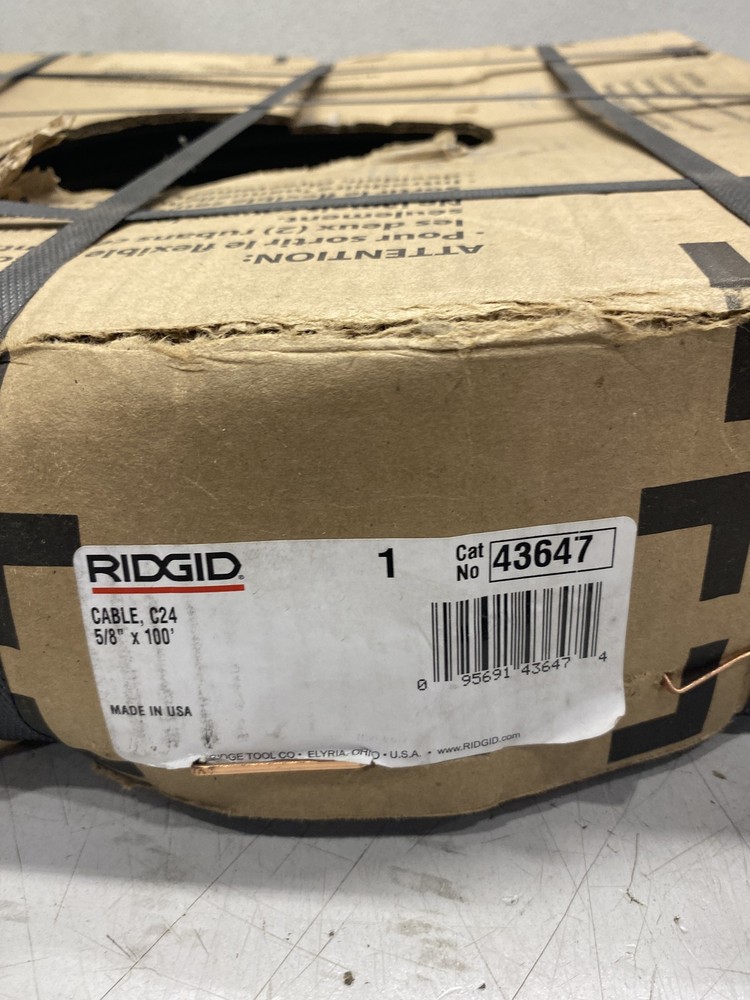 Rigid Tools 43647 - 5/8" x 100' Inner Core Drain Cleaning Cable