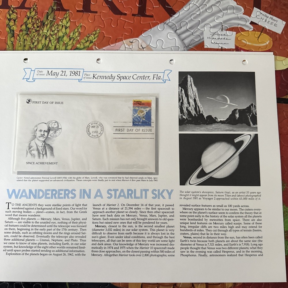 READER,S DIGEST FIRST DAY COVER COLLECTION-KENNEDY SPACE CENTER FL