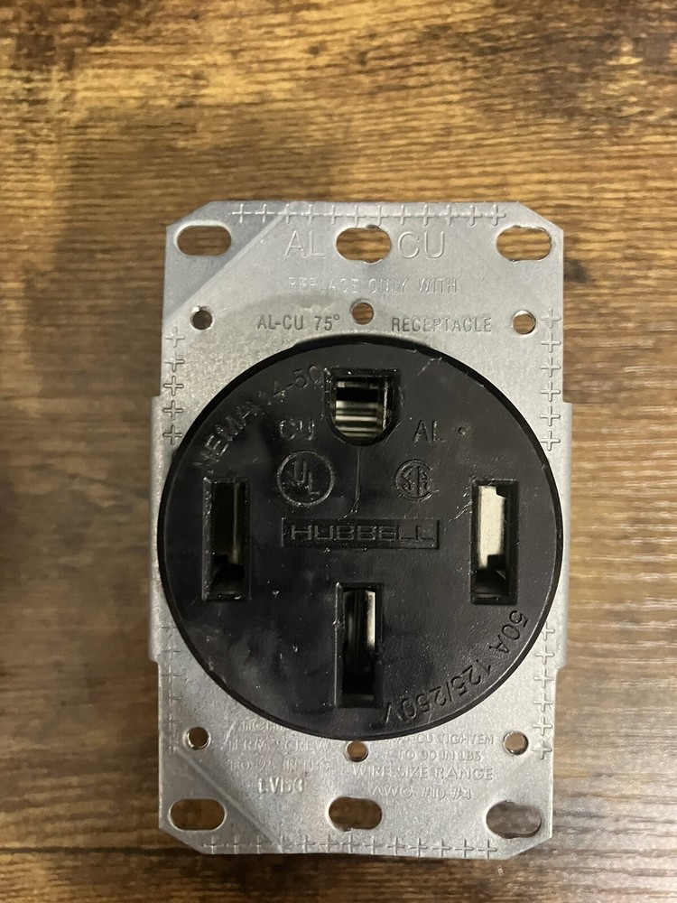 Hubbell AL-CU 75 Receptacle Electric Plug