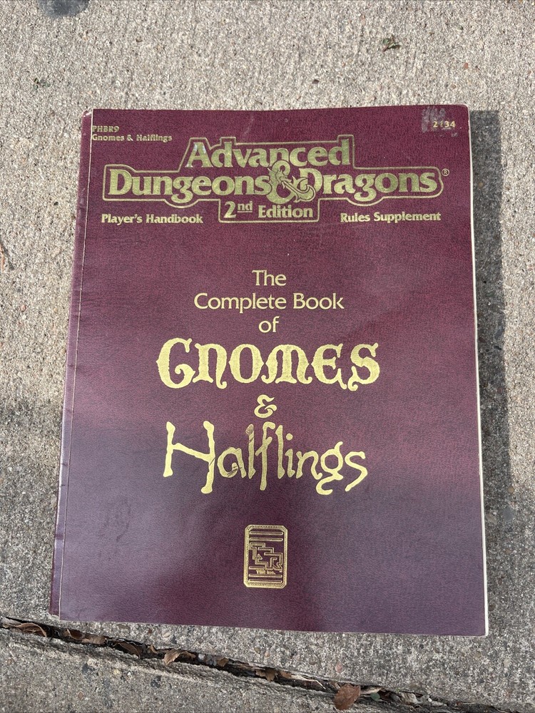 Complete Gnomes and Halflings Advanced Dungeons and Dragons