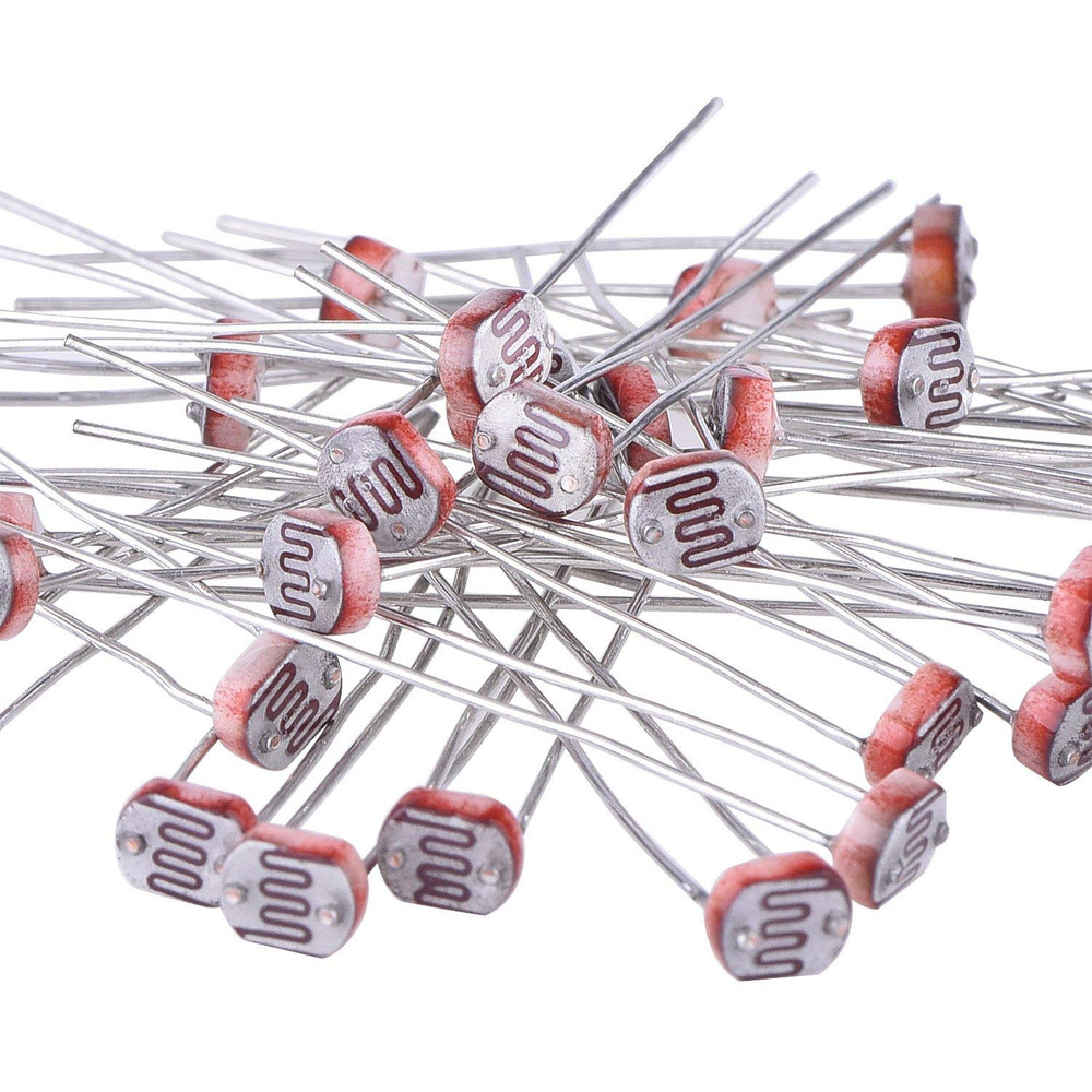 30 Pieces Photoresistor Photo Light Sensitive Resistor Light Dependent Resistor