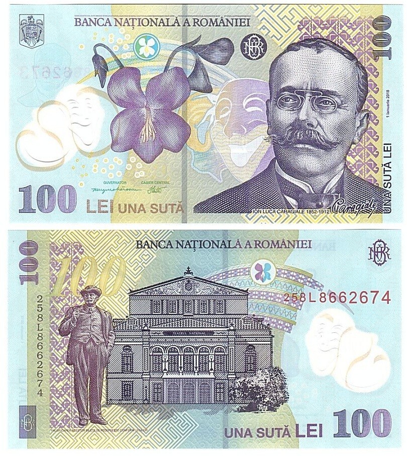 Romania - 100 Lei 2018 ( 2025 ) UNC P. 121 - polymer Lemberg-Zp