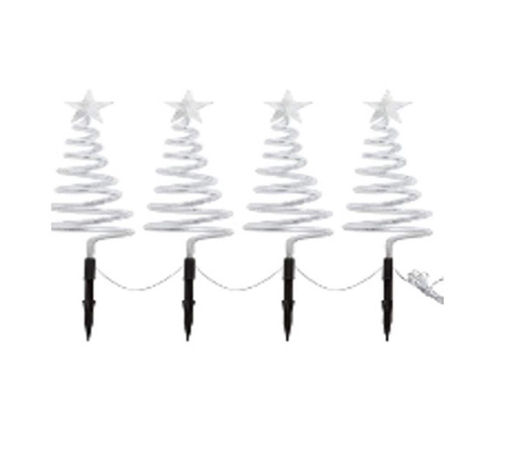 Vivvi App-Based Customizable, Color-Changing 24" Christmas Tree Path Lights - Se
