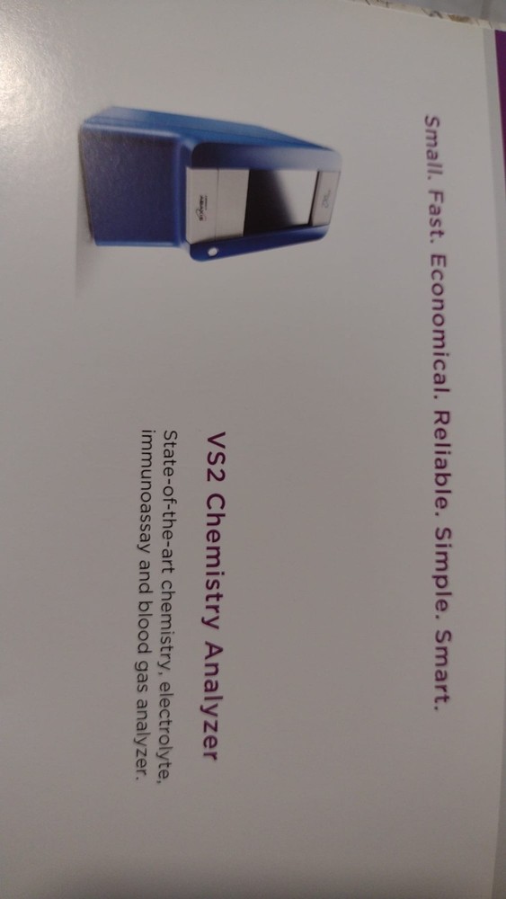 Abaxis Zoetis Vetscan VS2 Veterinary Chemistry Analyzer