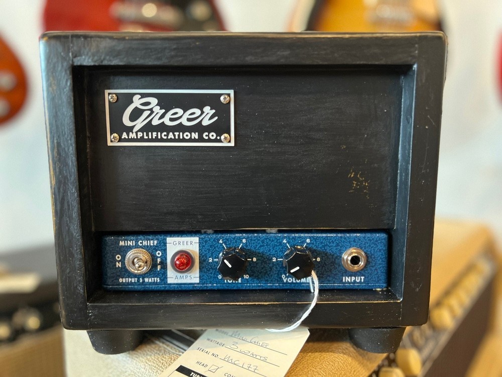Greer Amps Mini-Chief 3w Head Blue Hammer
