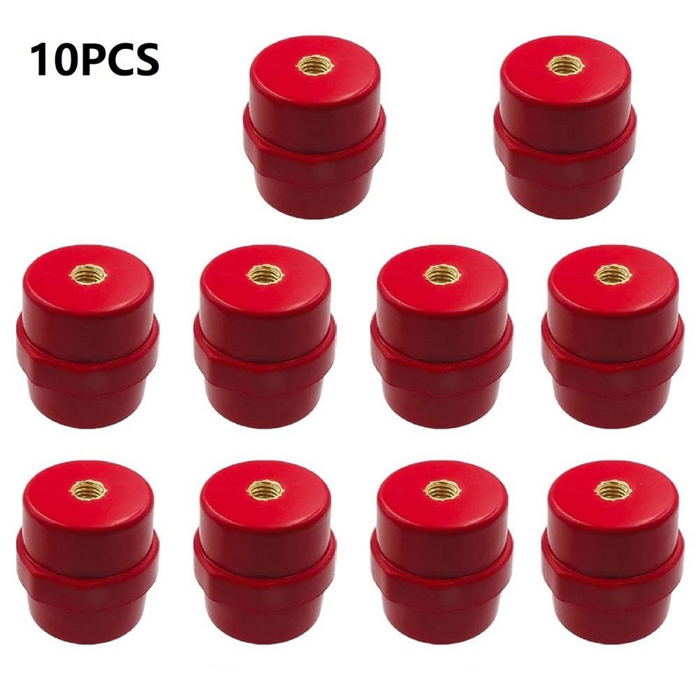 10pcs BMC Busbar Insulators SM40 M8 Offering Effective Connection Solutions