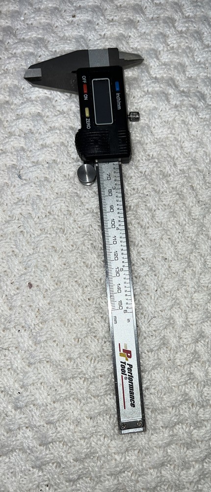 Electronic 6Inch Digital Caliper with LCD Readout and Storage Case