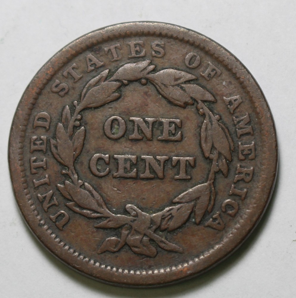 1842 Large Cent OM34