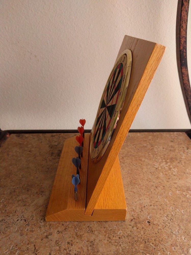 Miniature Desktop Dart Board Set 8" x 7.25"