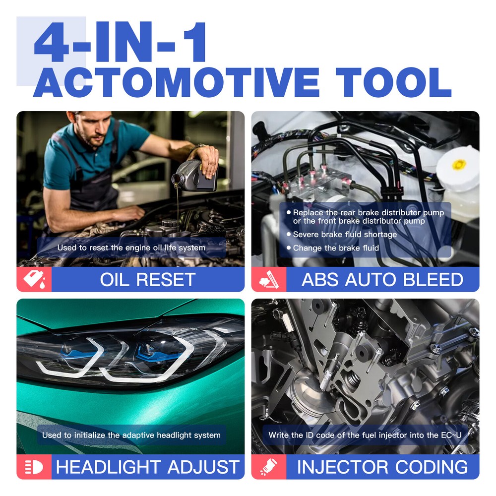 2024 XTOOL D7 Auto Diagnostic Scanner Tool BiDirectional E.CU Coding 36+Services