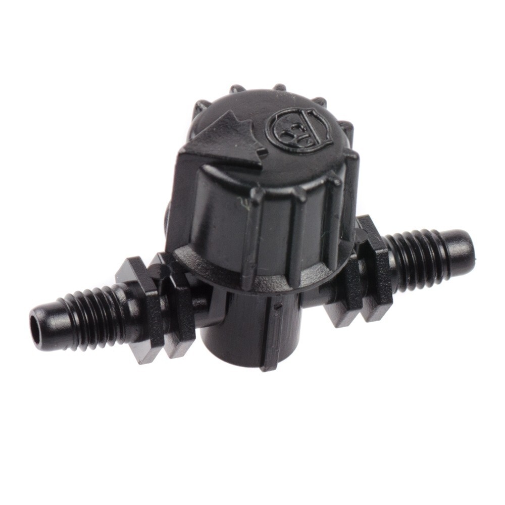 Drip Depot 10-32 UNF Thread x Thread Tubing Coupling Valve