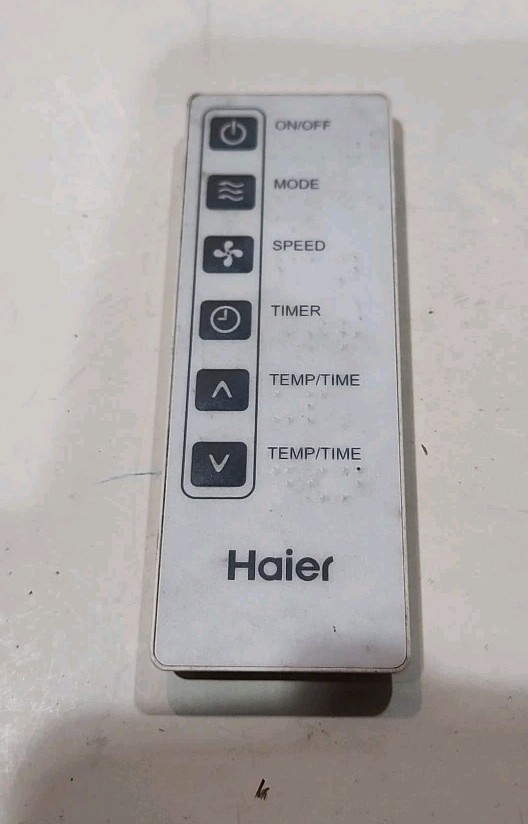 HAIIER BRAILLE AIR CONDITIONER REMOTE CONTROL