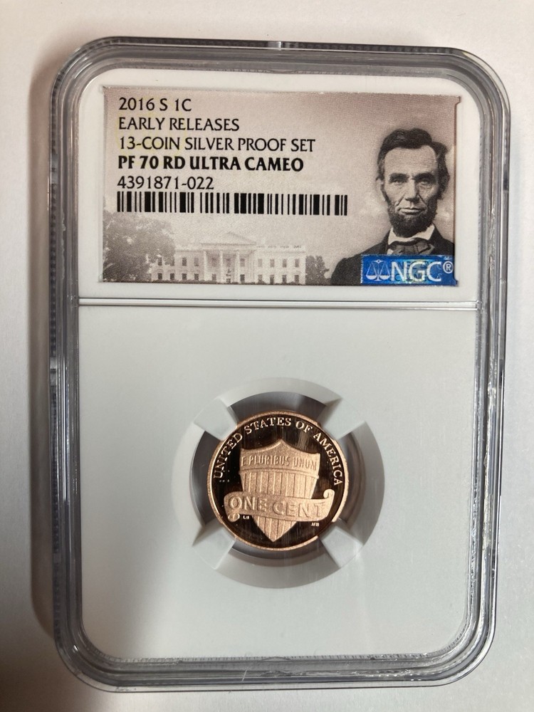 2016 S Lincoln Shield Cent NGC PF 70 Ultra Cameo  Early Release Bright Red