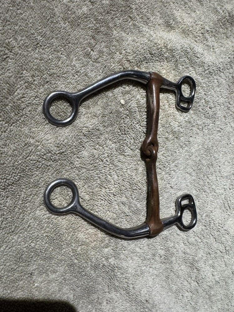 Copper Mouth Tom Thumb Snaffle Bit for Training and Encourages Softness