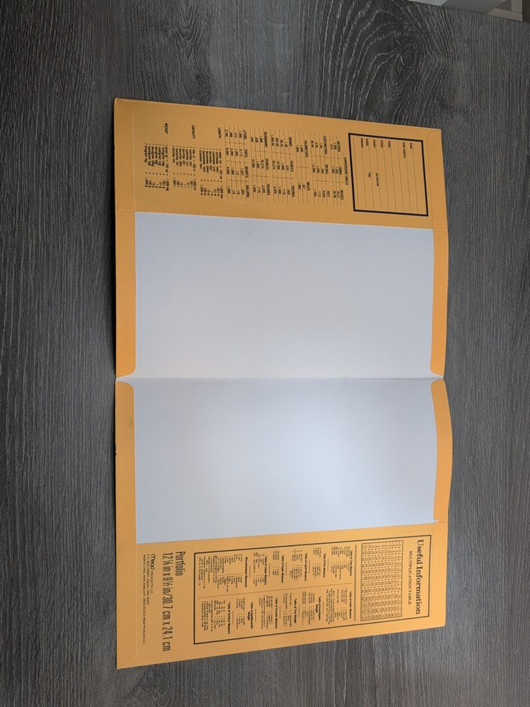 Pee-Chee All Season Portfolio Orange