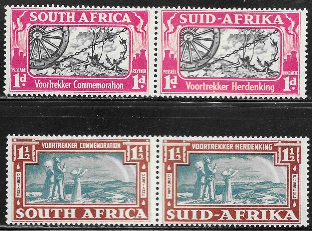 South Africa Scott# 79-80 pairs MLH