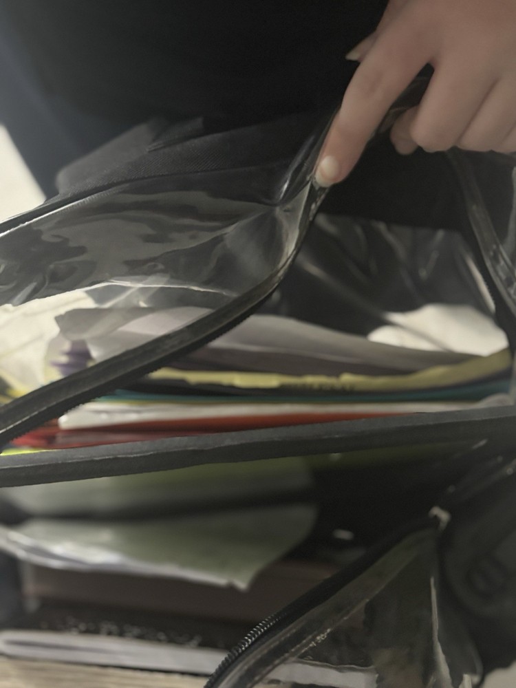 PackGuard Impact Shield your backpacks hidden Layer of protection. Clear /White