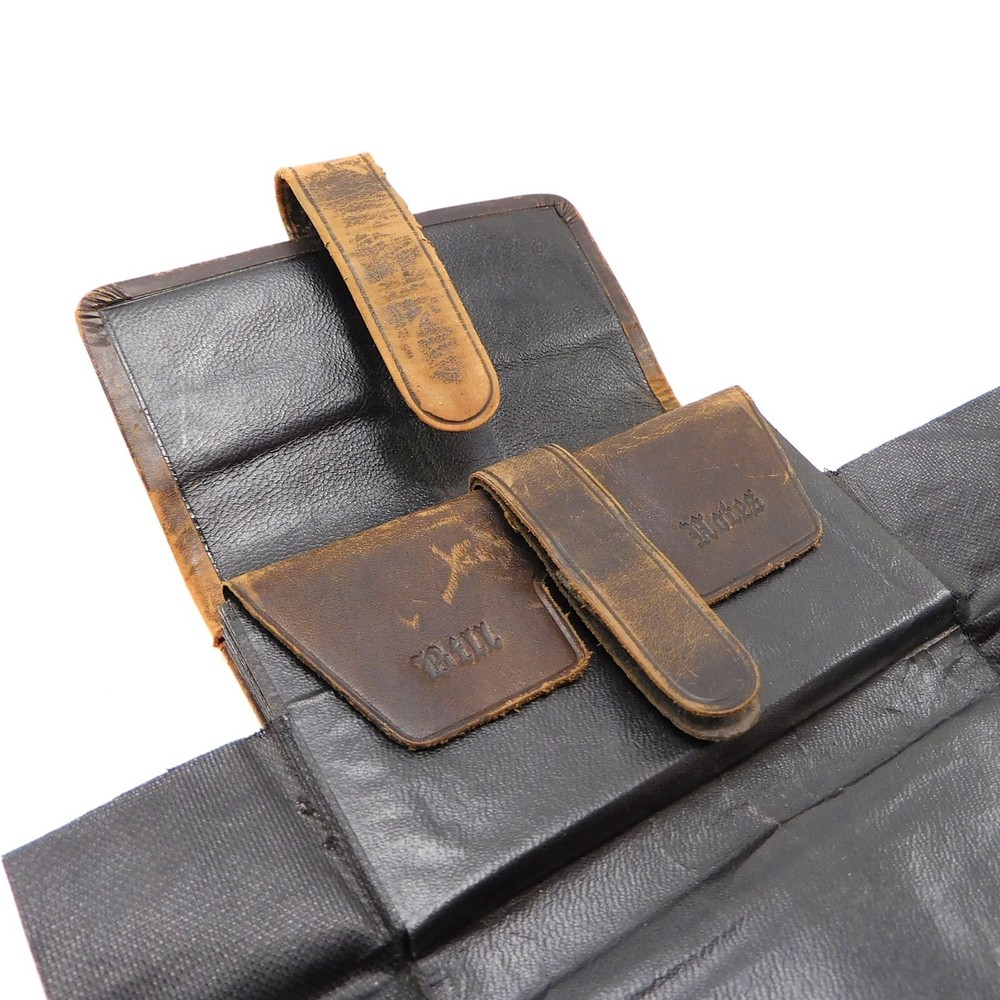Antique Leather Folding Wallet Civil War Era