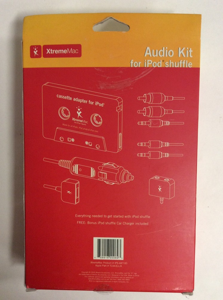 Audio Kit For Ipod Shuffle Xtrememac
