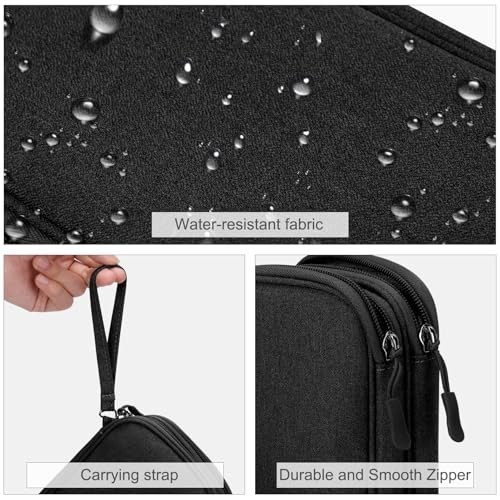 FYY Electronic Organizer, Travel Cable Organizer Bag Pouch Electronic Accessorie