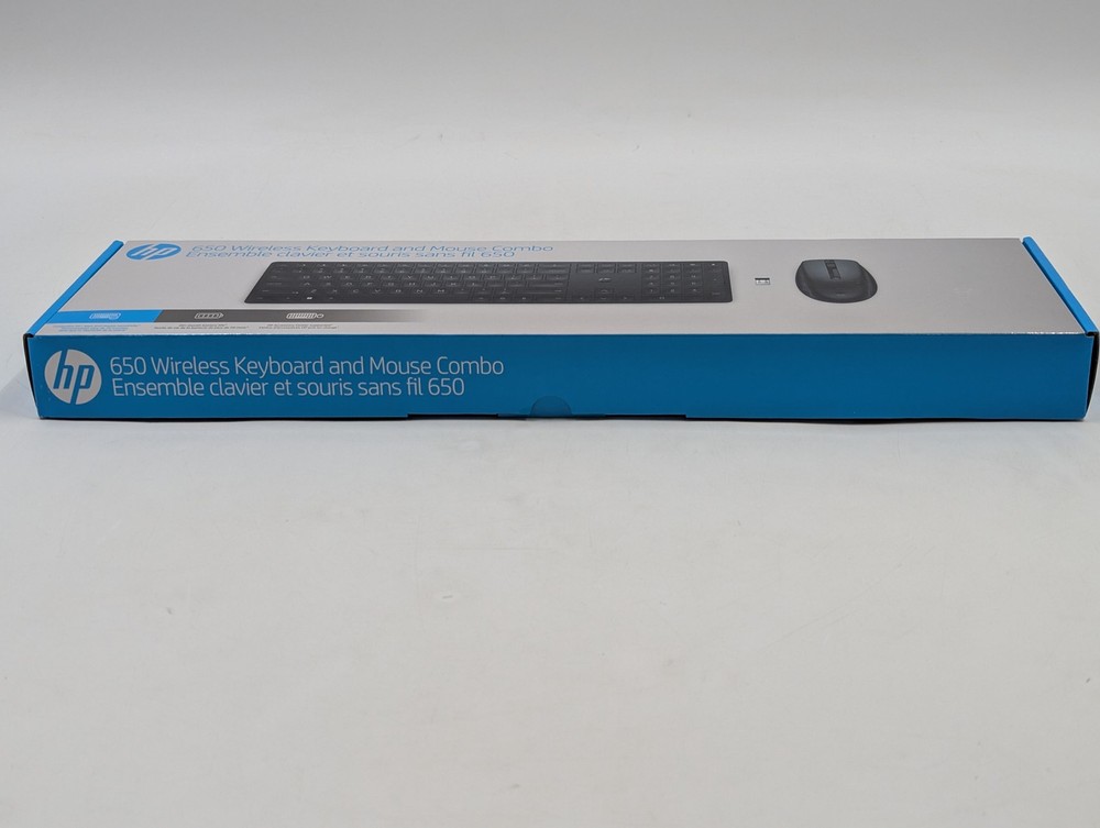 HP 650 Wireless Keyboard and Mouse Combo (4R013AA#ABL) - Black