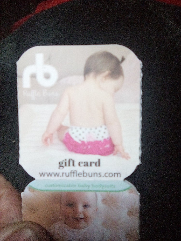 Ruffle Buns, Gift Card For Baby $60 Value