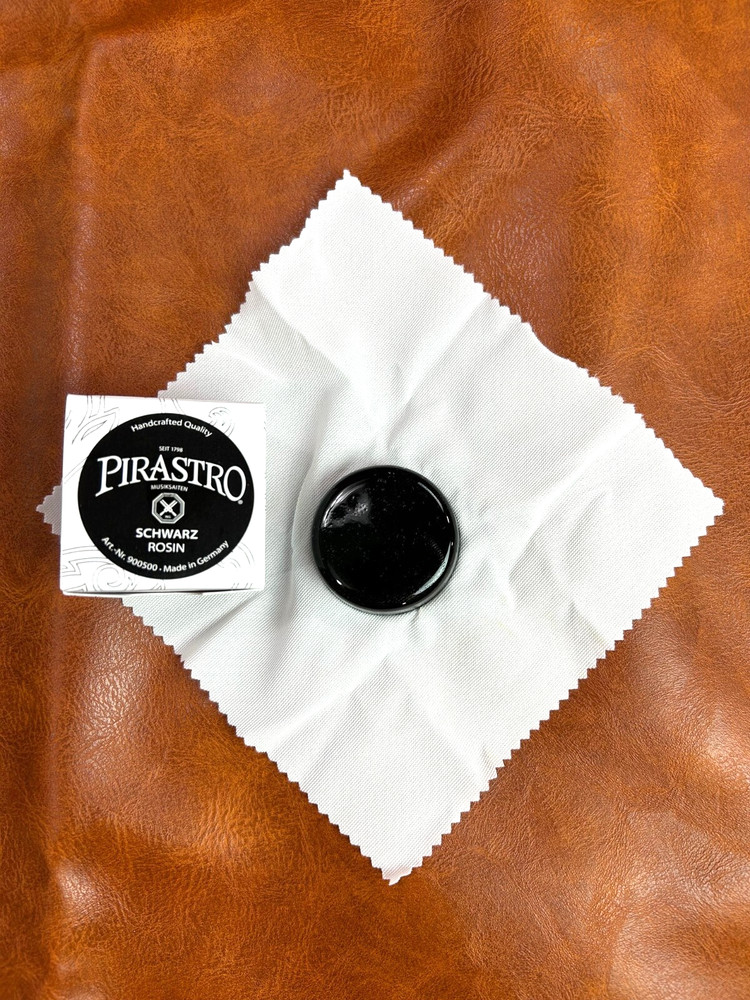 Pirastro Schwarz Rosin Open Box violin, viola, cello