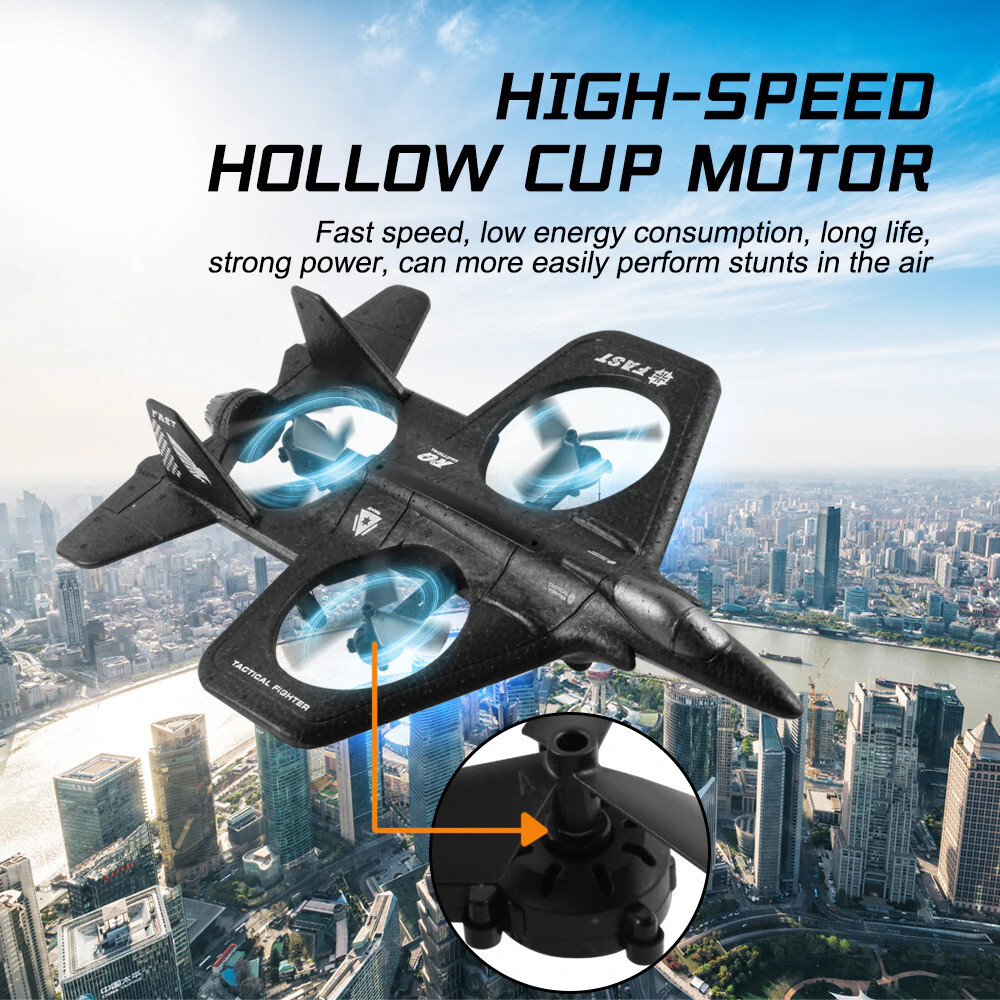 RC Drone 2.4G 6CH Stunt Roll Airplanes Quacopter Glider RTF R/C