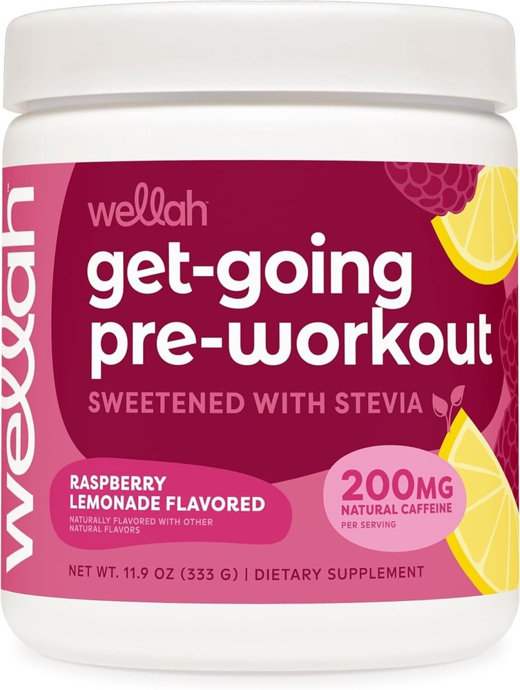 Wellah Get-Going Pre-Workout Drink Mix (Raspberry Lemonade)