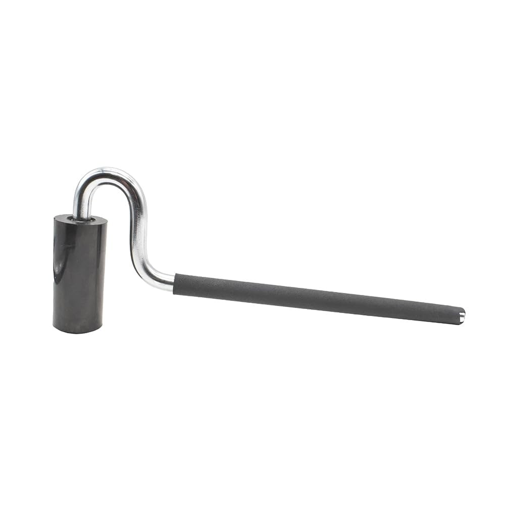 Big Horn 19600 Long Handle J-Roller with Rubber Roller, 1.5 inches