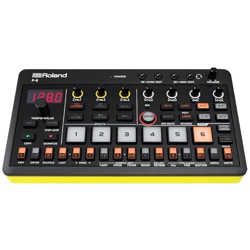 Roland AIRA Compact P-6 Creative Sampler Granular Sound Sequencer USB-C