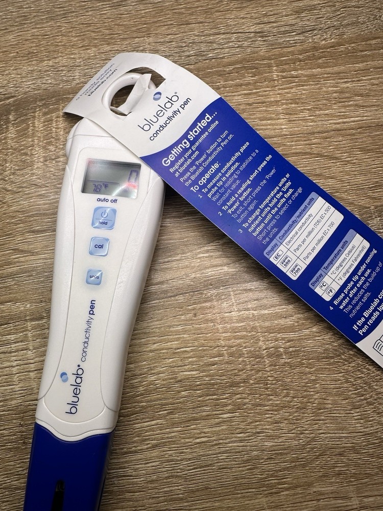 Bluelab pH Pen + Bluelab Conductivity EC Pen – Tested & Working