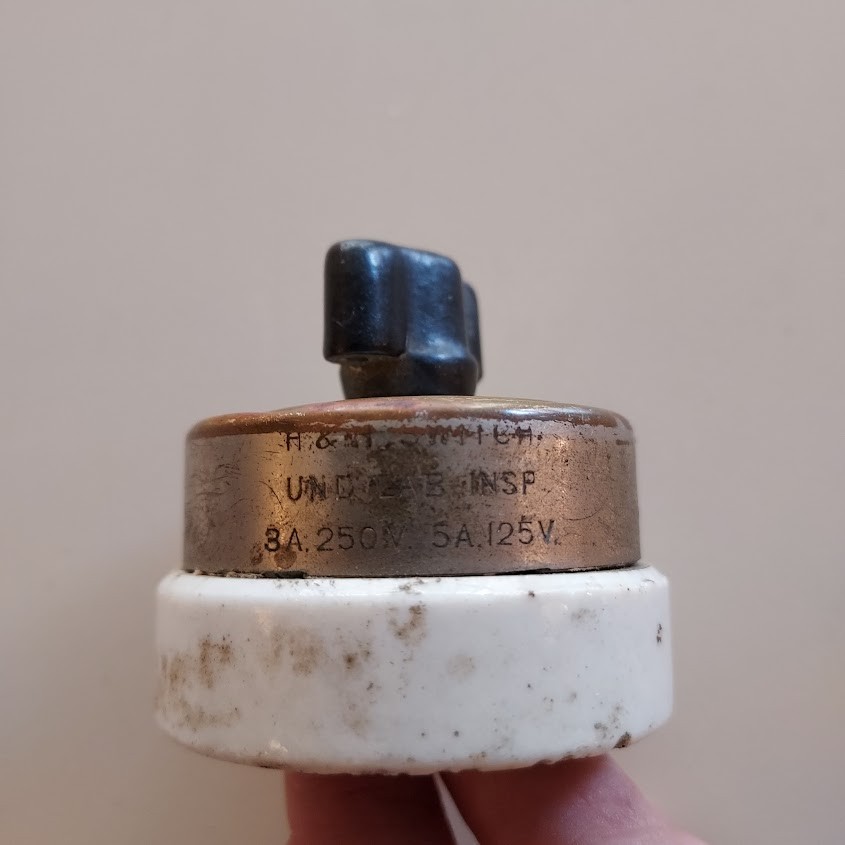 Antique Hart & Hegeman Rotary Switch