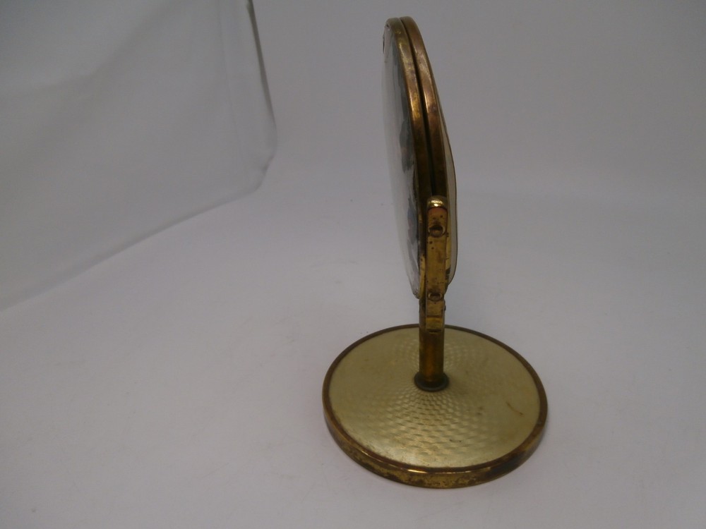 Rare Table Top Antique Folding Mirror