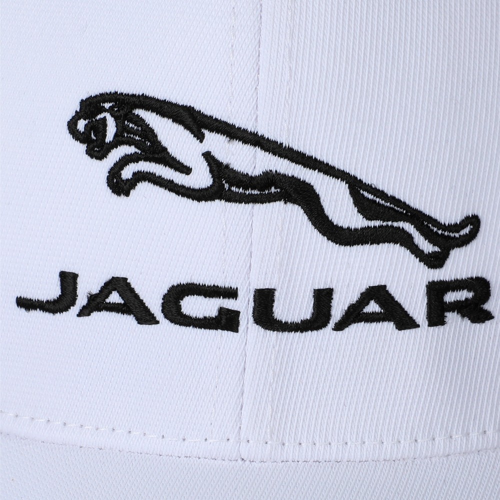White Jaguar Strapped Cap