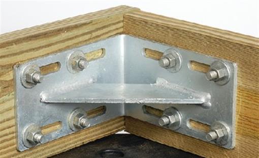 Tiedown Engineering Inside Corner Sq Holes 26401