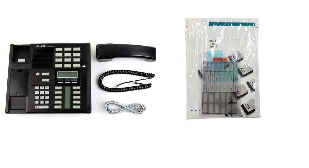 Fully Refurbished Nortel M7310 Display Phone (Black)