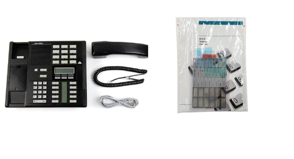 Fully Refurbished Nortel M7310 Display Phone (Black)